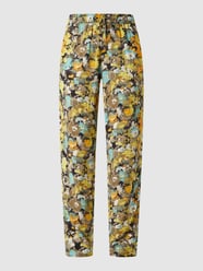 Comfortbroek van viscose  van s.Oliver RED LABEL Blauw / turquoise - 42