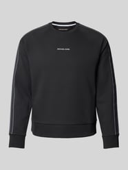 Sweatshirt mit Label-Print von Michael Kors Schwarz - 17
