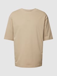 T-Shirt mit Label-Print Modell 'AALOX' von Armedangels Beige - 40