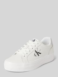 Sneaker aus Leder mit Label-Detail Modell 'VULC' von Calvin Klein Jeans Weiß - 22