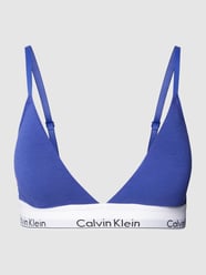 Triangel-BH mit elastischem Logo-Saum von Calvin Klein Underwear Lila - 22