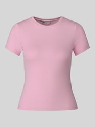 Slim Fit T-Shirt aus Baumwoll-Mix Modell 'RILEY' von ONLY Pink - 8