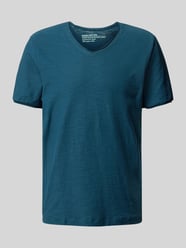 T-Shirt mit V-Ausschnitt von MCNEAL Blau - 17