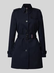 Trenchcoat mit Gürtel und Schulterriegeln von Tommy Hilfiger - 9