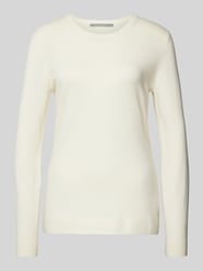 Kaschmirpullover mit Rundhalsausschnitt von (The Mercer) N.Y. Beige - 9