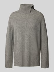 Strickpullover aus Lanawolle mit Rollkragen und Seitenschlitzen von Christian Berg Woman - 20