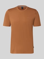 t-shirt z detalem z logo od bugatti - 5