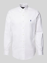 Freizeithemd mit Button-Down-Kragen von Polo Ralph Lauren Weiß - 30