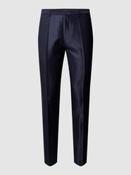 Slim Fit Anzughose aus Schurwoll-Viskose-Mix Modell 'Hesten'  von HUGO Blau - 35