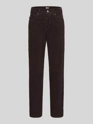 Regular Fit Cordhose mit Bundfalte Modell 'Gina Straight' von MAC - 2