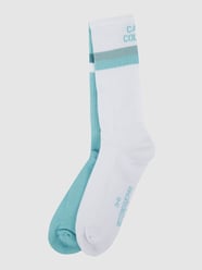 Socken mit Stretch-Anteil im 2er-Pack von CARLO COLUCCI Grün - 34