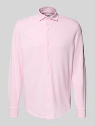 Vrijetijdsoverhemd met knoopsluiting, model 'AMALFI' van MC2 Saint Barth Fuchsia - 10