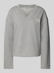 Sweatshirt mit Logo-Print von Tommy Hilfiger Grau - 27