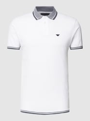 Poloshirt mit Logo-Stitching von Emporio Armani Weiß - 7