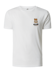 T-shirt z logo model ‘Underbear’  od Moschino Swim + Underwear Biały - 1