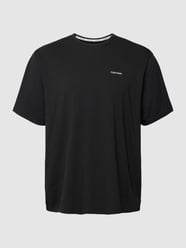 PLUS SIZE T-Shirt mit Label-Stitching von Calvin Klein Underwear Plus Schwarz - 12