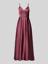 Abendkleid in Wickel-Optik von Laona Rot - 42