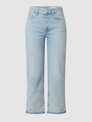 Straight Fit High Rise Jeans mit Stretch-Anteil Modell 'Karolin' von s.Oliver RED LABEL Blau - 41