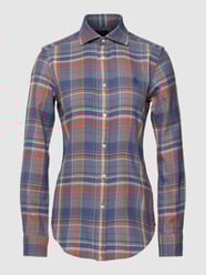 Hemdbluse mit Tartan-Karo Modell 'GEORGIA' von Polo Ralph Lauren Blau / Türkis - 16