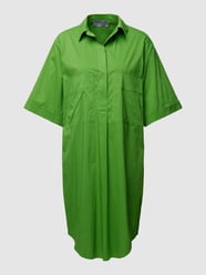 Knielange blousejurk met borstzakken van White Label Groen - 31