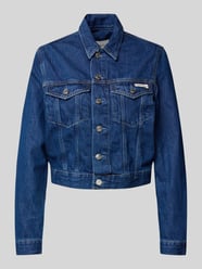 Kurtka Trucker Jacket z naszywką z logo od Calvin Klein Jeans - 12