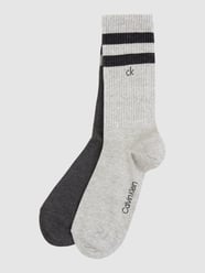 Sportsocken mit Stretch-Anteil im 2er-Pack von CK Calvin Klein Grau - 30