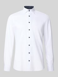 Slim Fit Businesshemd mit Kontrastkragen-Innenseite von OLYMP Level 5 - 15