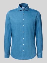 Slim fit zakelijk overhemd met kentkraag, model 'Spread' van SEIDENSTICKER - 38