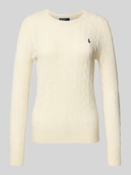 Gebreide pullover van een mix van wol en kasjmier, model 'JULIANNA' van Polo Ralph Lauren - 5