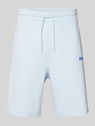 Regular Fit Sweatshorts mit Label-Badge Modell 'Nasensio' von Hugo Blue - 32