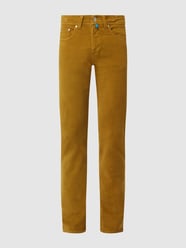 Tapered Fit Cordhose mit Stretch-Anteil Modell 'Lyon' - 'Futureflex' von Pierre Cardin Braun - 45