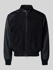 Lederjacke mit Zweiwege-Reißverschluss und Eingrifftaschen von Armani Exchange - 8