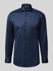 Koszula biznesowa o kroju slim fit z listwą guzikową od ETERNA - 37