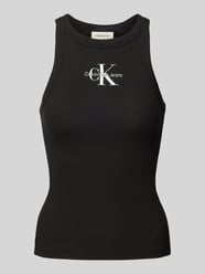 Tanktop mit Label-Stitching und Rundhalsausschnitt von Calvin Klein Jeans - 14