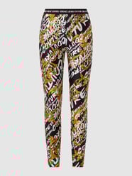 Leggings mit Ornament-Muster von Versace Jeans Couture Schwarz - 8