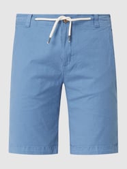 Chino-Shorts mit Leinen-Anteil  von Colours & Sons Blau - 48