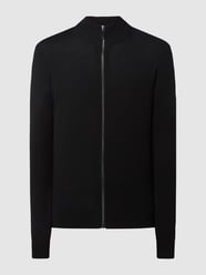 Strickjacke aus Wolle  von CK Calvin Klein Schwarz - 9