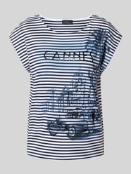 T-Shirt mit Statement- und Motiv-Print von monari - 32