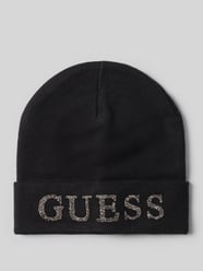 Mütze aus Viskose-Mix mit Label-Detail von GUESS - 22