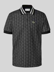 Regular Fit Poloshirt mit Allover-Muster von Lacoste - 42