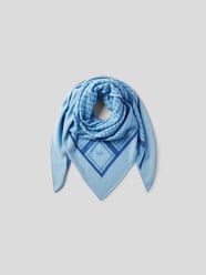 Schal mit Label-Detail von Lala Berlin Blau - 4