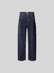 Jeans mit Allover-Stickerei von Kenzo - 34