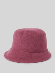 Czapka typu bucket hat z fakturowanym wzorem od Loevenich Fioletowy - 32