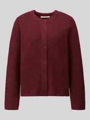 Kardigan rozpinany o kroju relaxed fit z mieszanka wełny model 'LULU' od Selected - 8