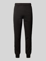Loose fit sweatpants van puur katoen, model 'TAPE' van Lacoste - 42