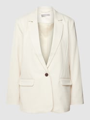 Blazer mit Knopfverschluss Modell 'Milena' von Fransa Beige - 14