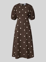 Midikleid aus Viskose-Mix im Allover-Look von Jake*s Casual - 33
