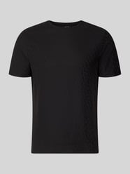 t-shirt z wzór z logo i okrągły dekolt od Armani Exchange - 10