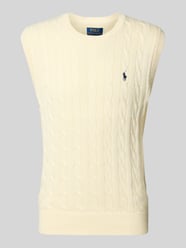 Pullunder mit Zopfmuster und Label-Stitching von Polo Ralph Lauren - 31