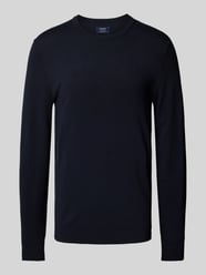 Pullover in Strick-Optik von MCNEAL Blau - 7